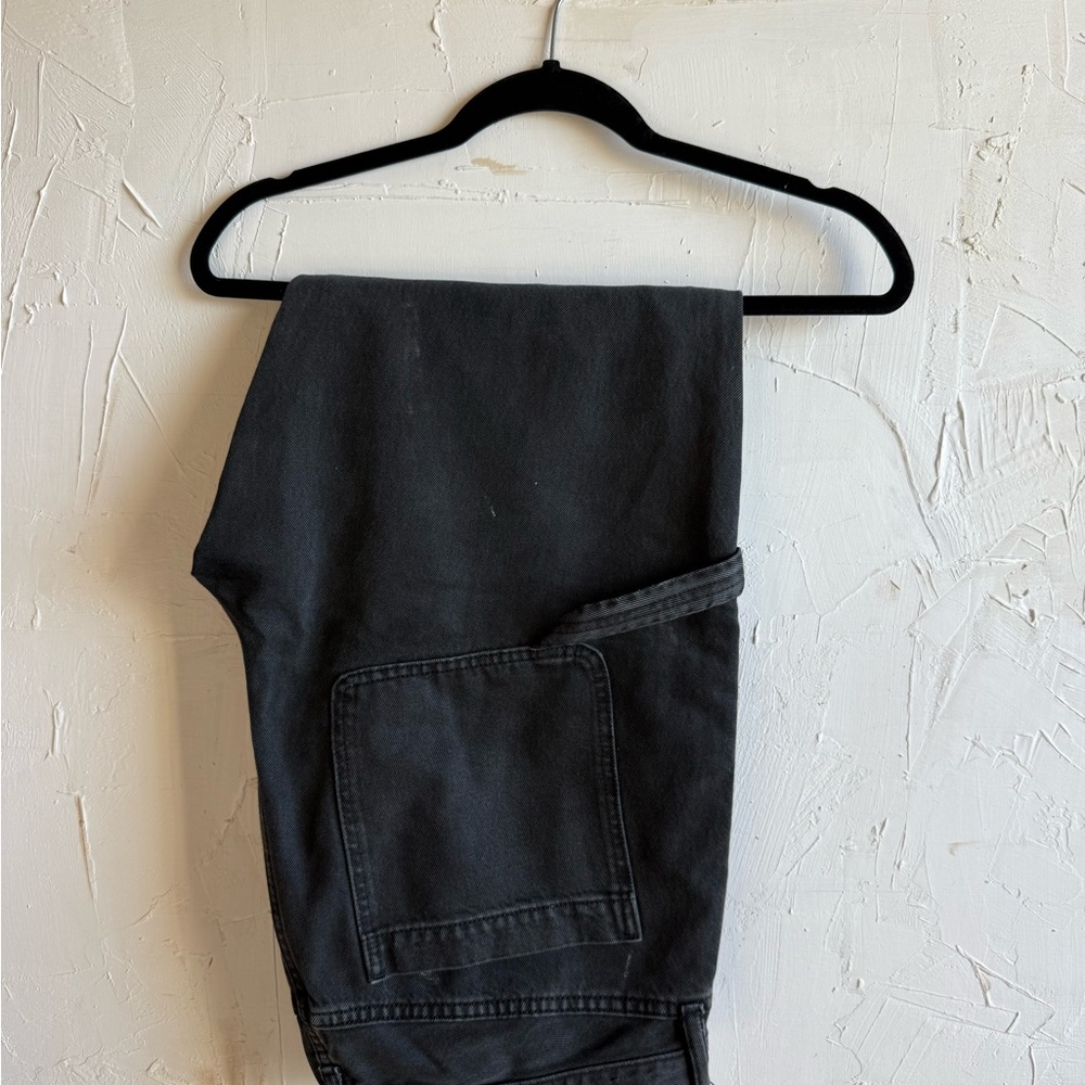 Abercrombie Black Cargo Denim Pants